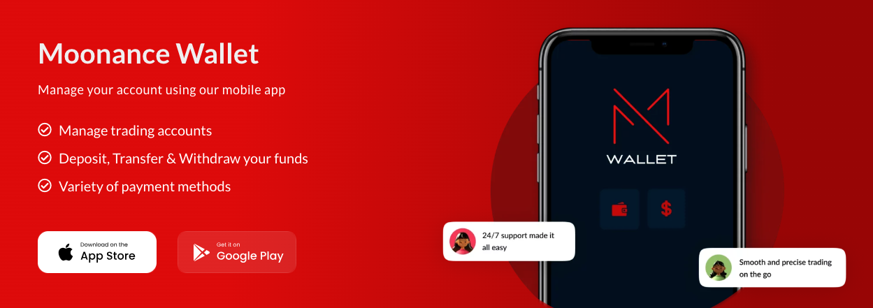 Moonance CFD Broker App