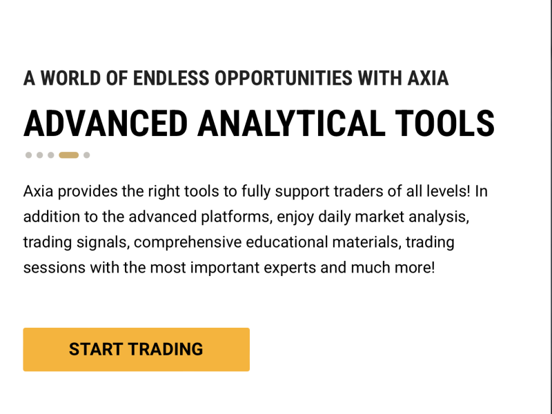 Axia Trade es su amplia selección de instrumentos financieros