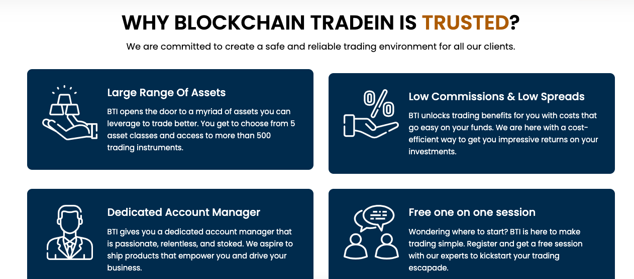 Blockchain tradein review